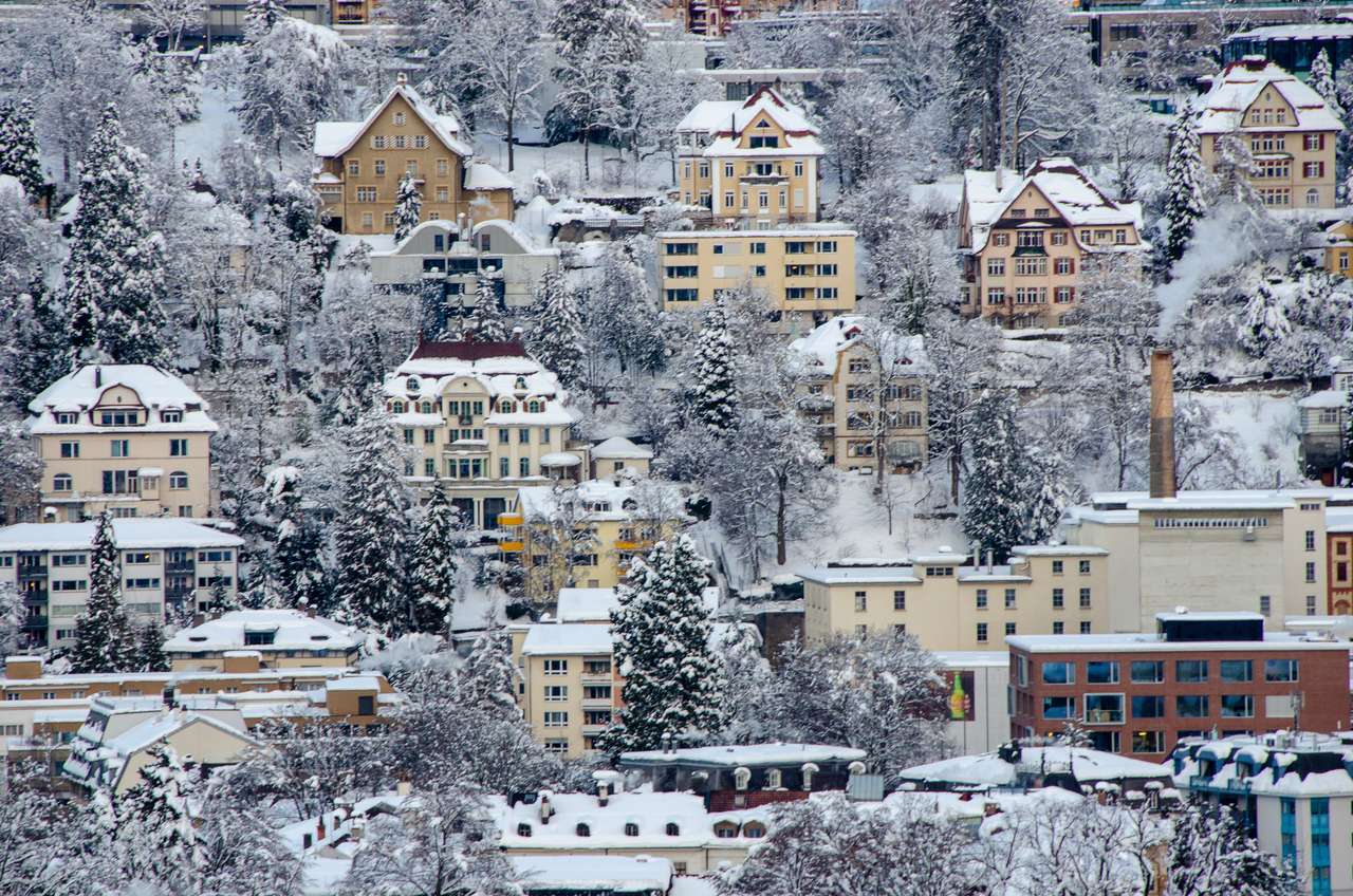 Zăpadă în St Gallen puzzle online