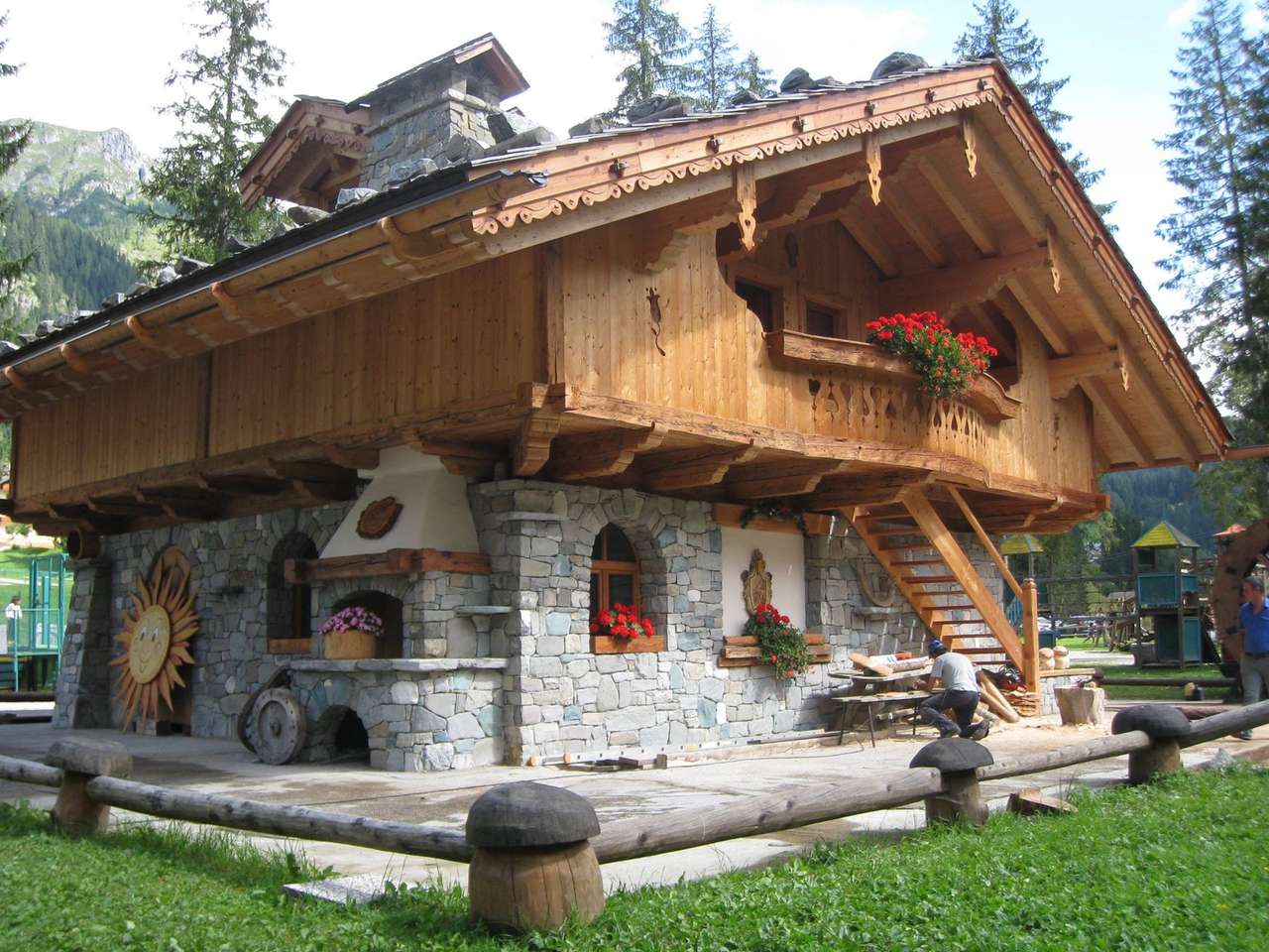 casa di legno puzzle online