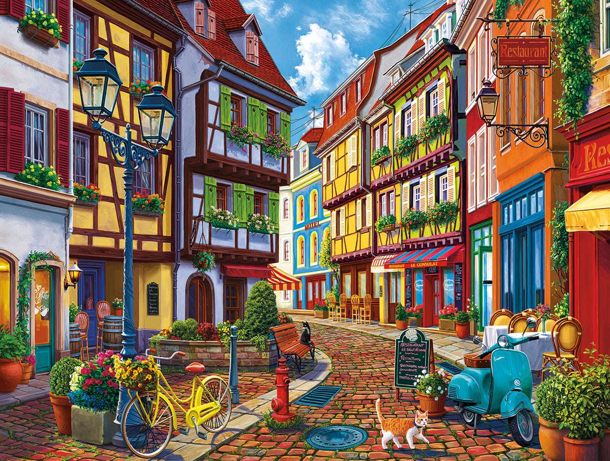 Una città colorata. puzzle online