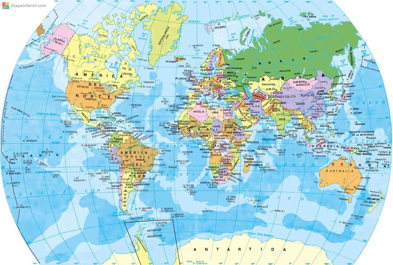 carte du monde puzzle en ligne