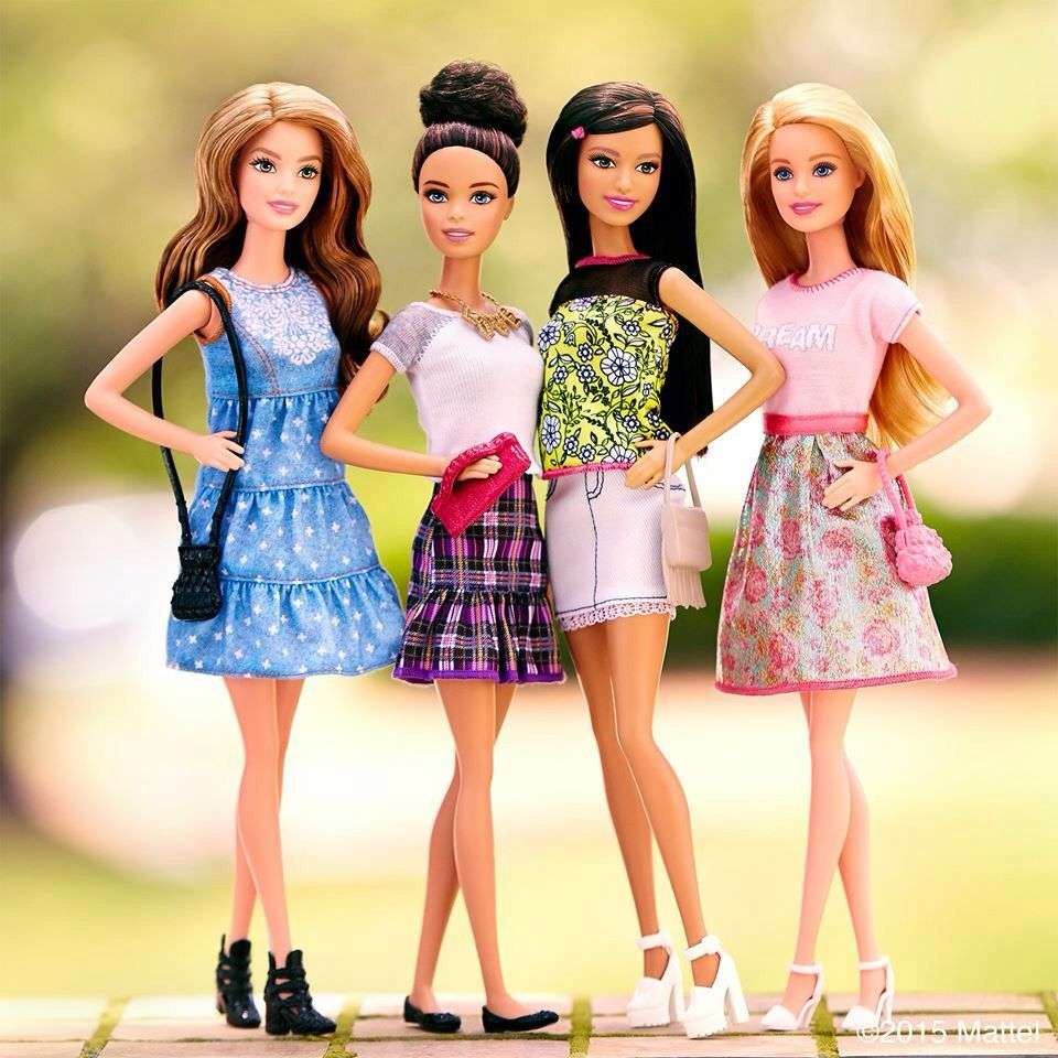 panenky Barbie skládačky online