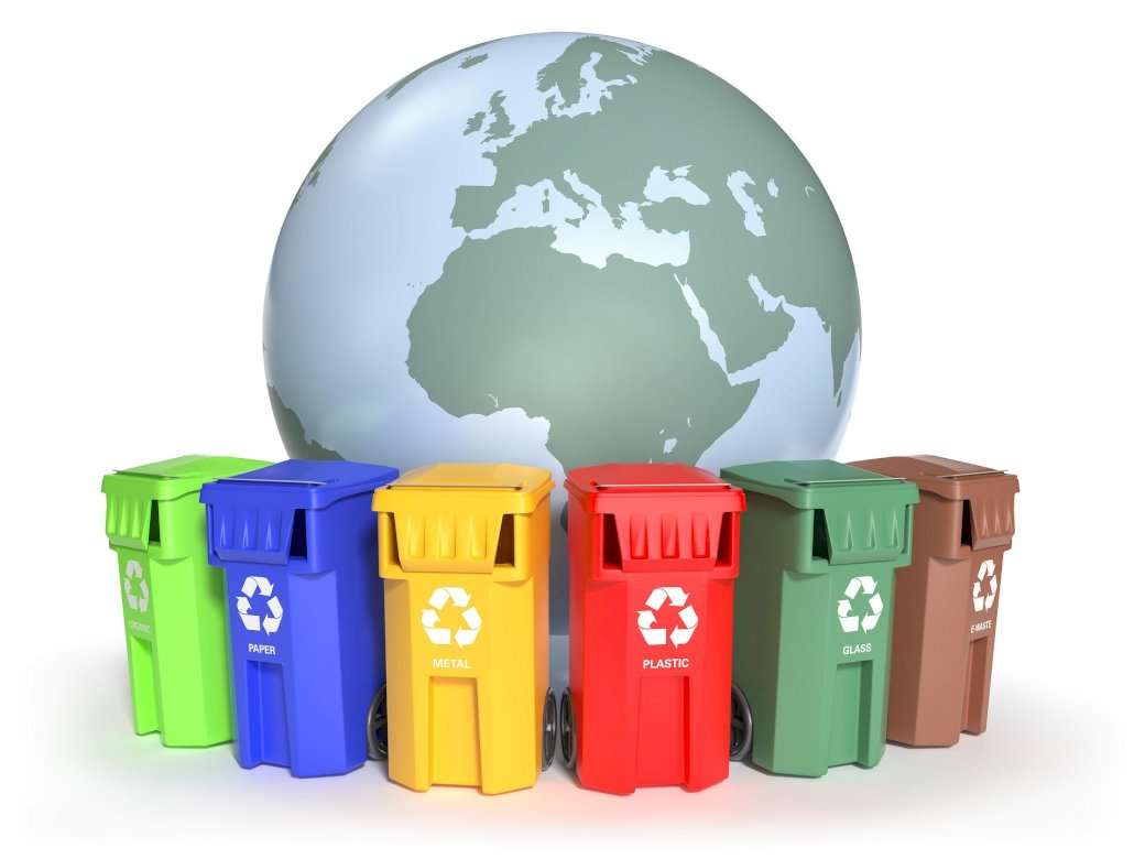 Odpadkový koš skládačky online