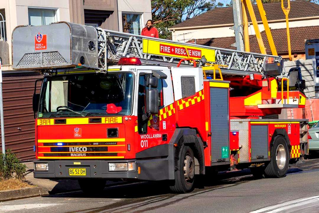 NSW caminhão de bombeiros puzzle online