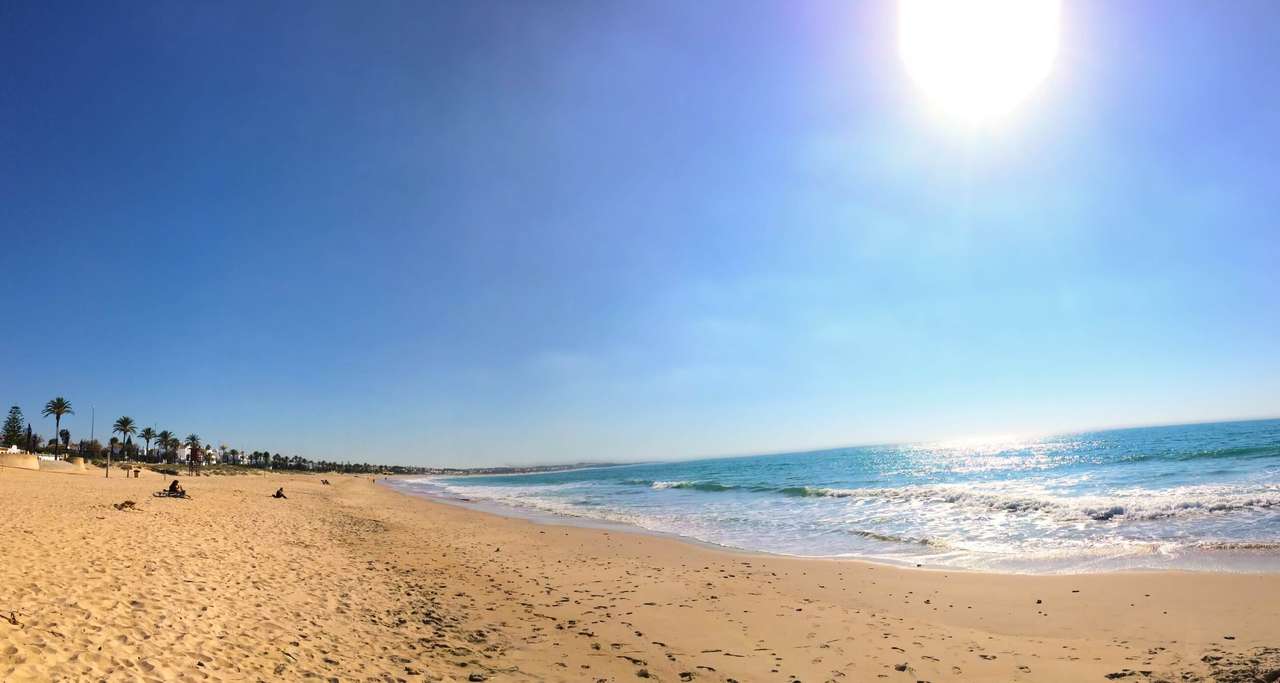 Пляж Кадис-ла-Мехон пазл онлайн