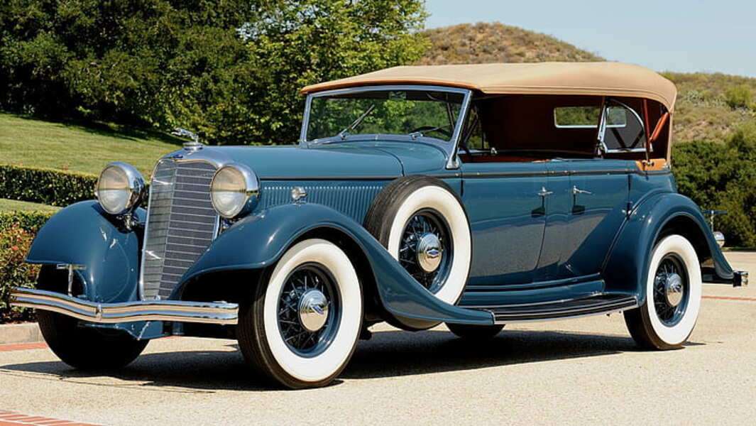 Auto Lincoln Model KB Phaeton Jaar 1933 legpuzzel online