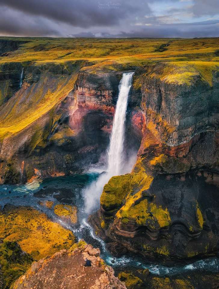 Island vattenfall Pussel online