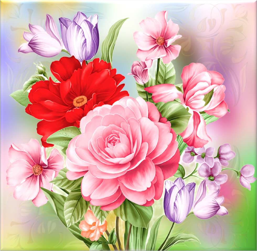 Un bouquet de fleurs puzzle en ligne