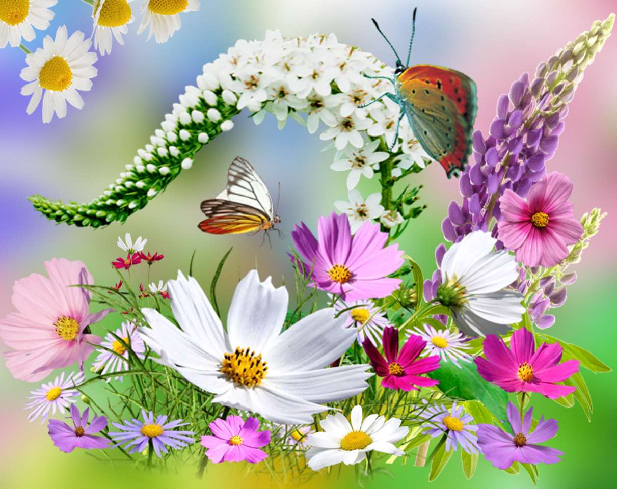 fleurs de printemps puzzle en ligne