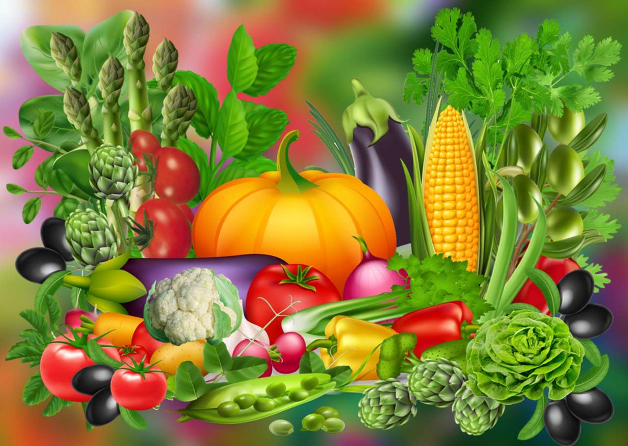 Iss mehr Gemüse Puzzlespiel online