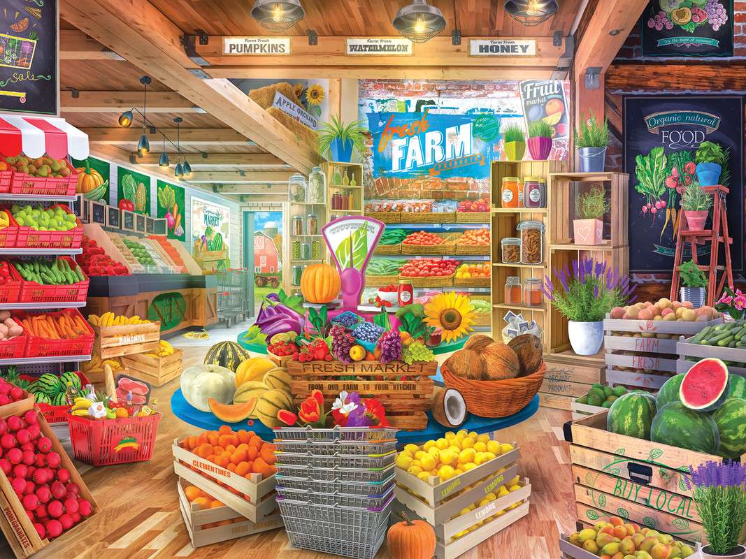 Organic Fresh Market Puzzlespiel online