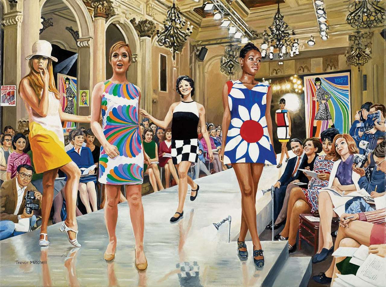 desfile de moda de los 60 rompecabezas en línea