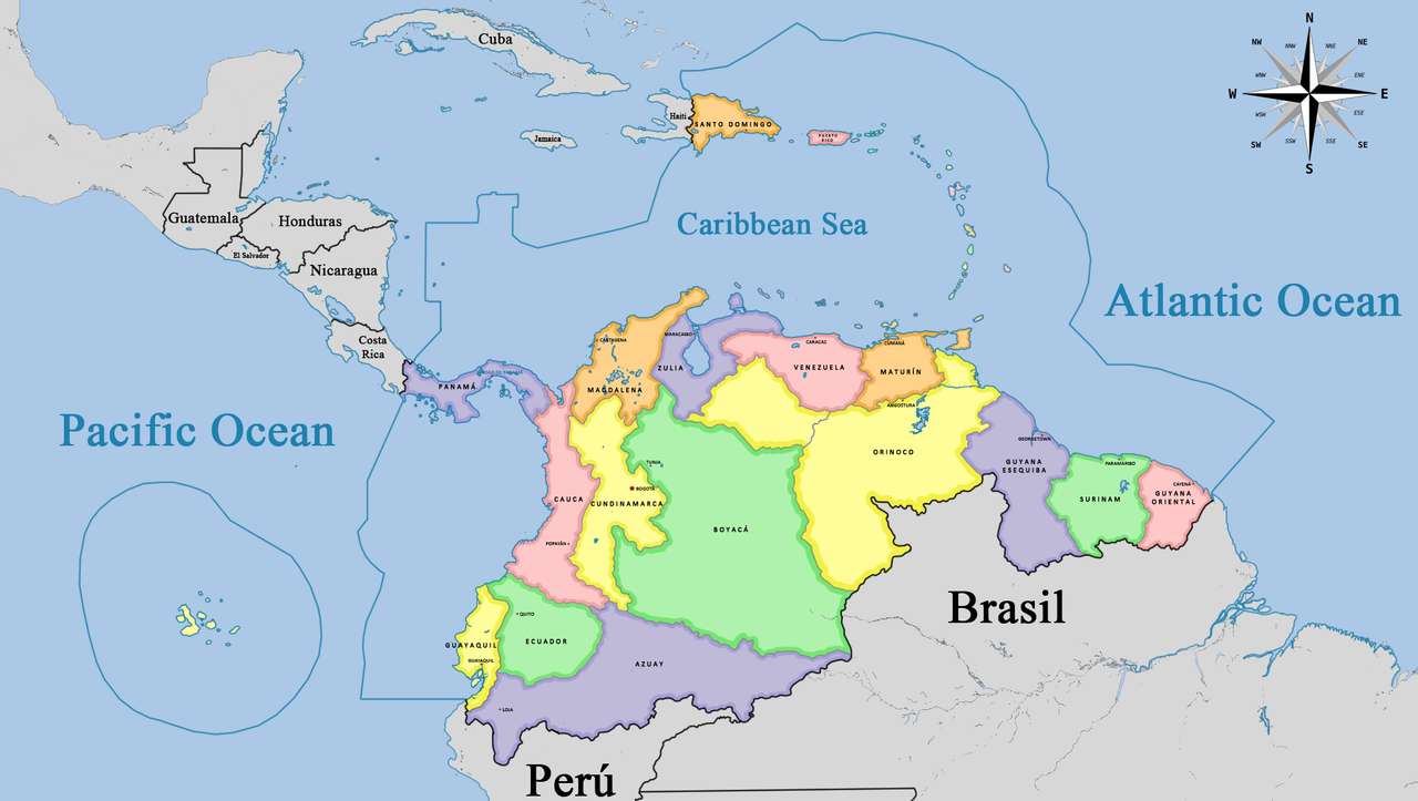 LA GRAN COLOMBIA rompecabezas en línea
