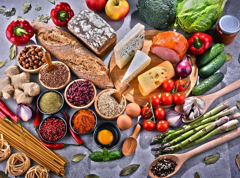 Mâncarea sănătoasă la dietă jigsaw puzzle online