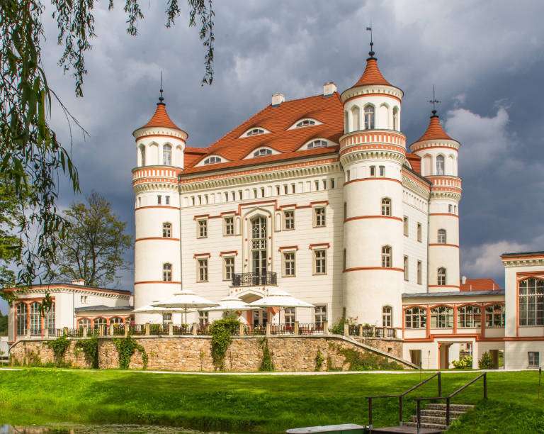 Schloss in Wojanów Online-Puzzle