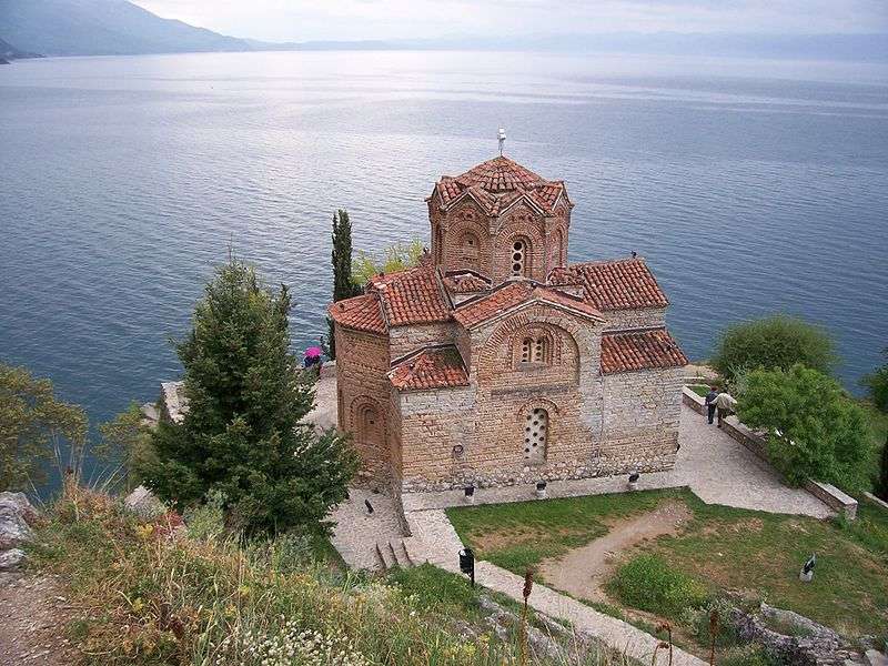 Ohrid. Noord-Macedonië. Meer van Ohrid legpuzzel online