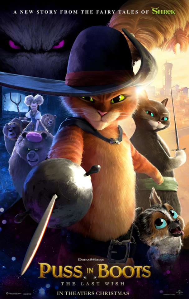 Постер к фильму Кот в сапогах: Последнее желание 2 онлайн-пазл