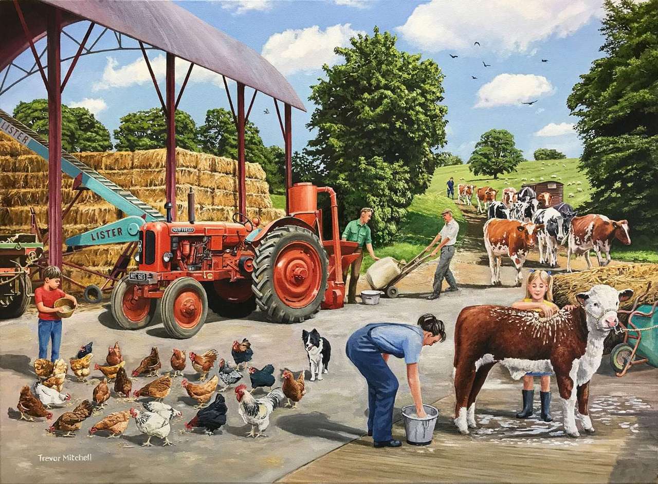 Busy Farmyard Puzzlespiel online