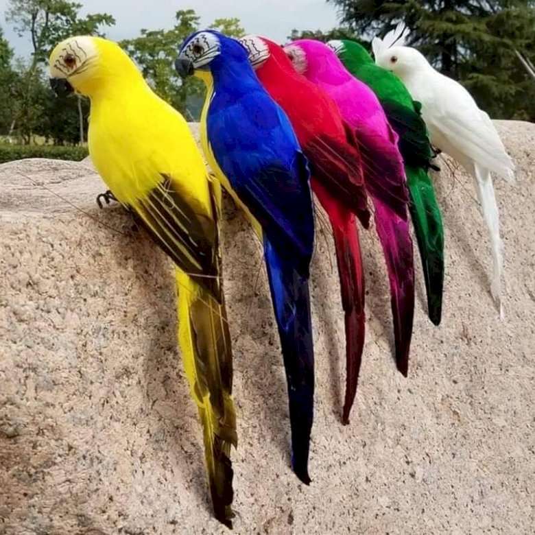 Цветни папагали онлайн пъзел