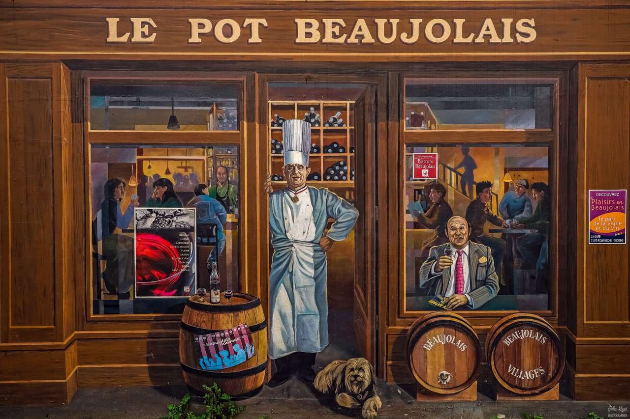 Das Beaujolais-Glas Online-Puzzle