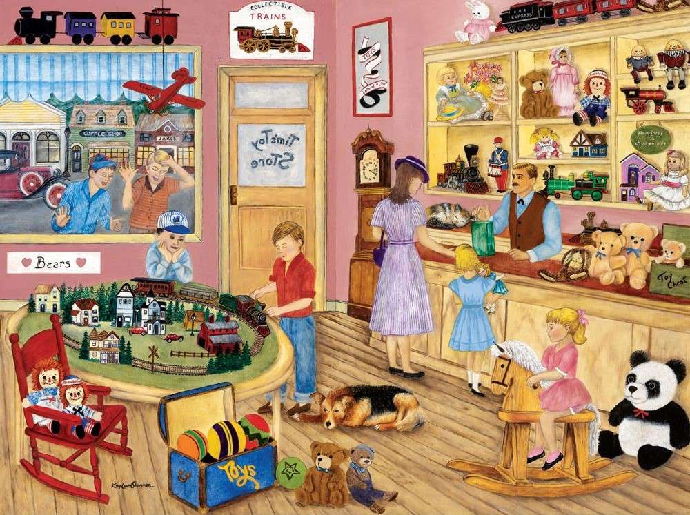 Il negozio di giocattoli di Tim puzzle online