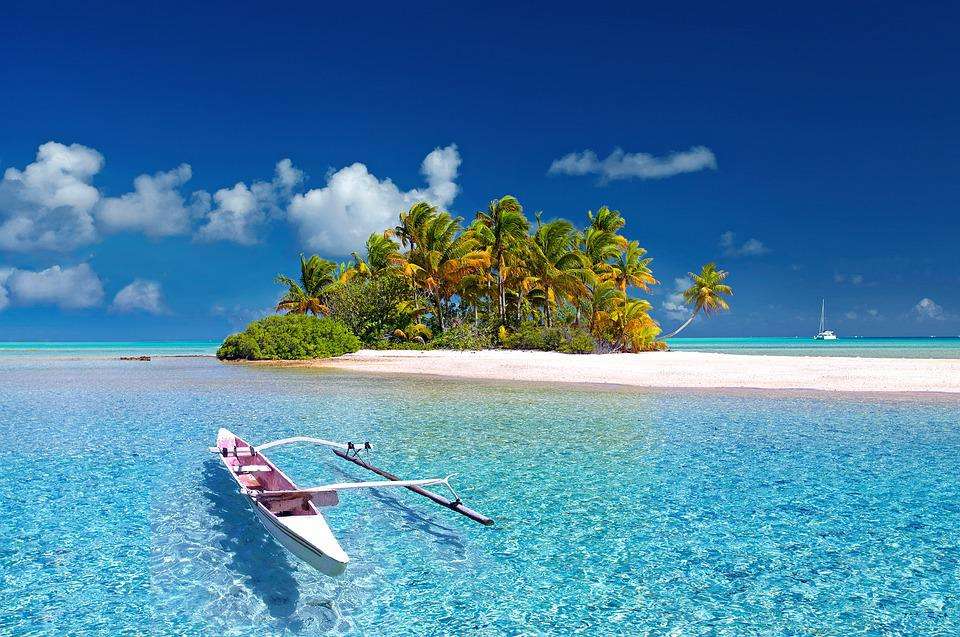 Пейзаж от Полинезия онлайн пъзел
