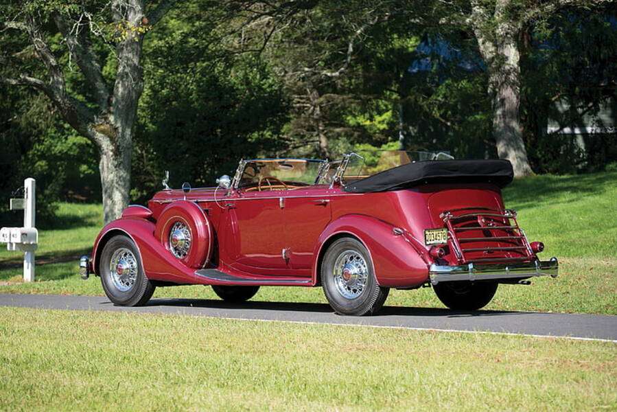 Auto Packard Motorhaube Dual Luxury Jahr 1935 Online-Puzzle
