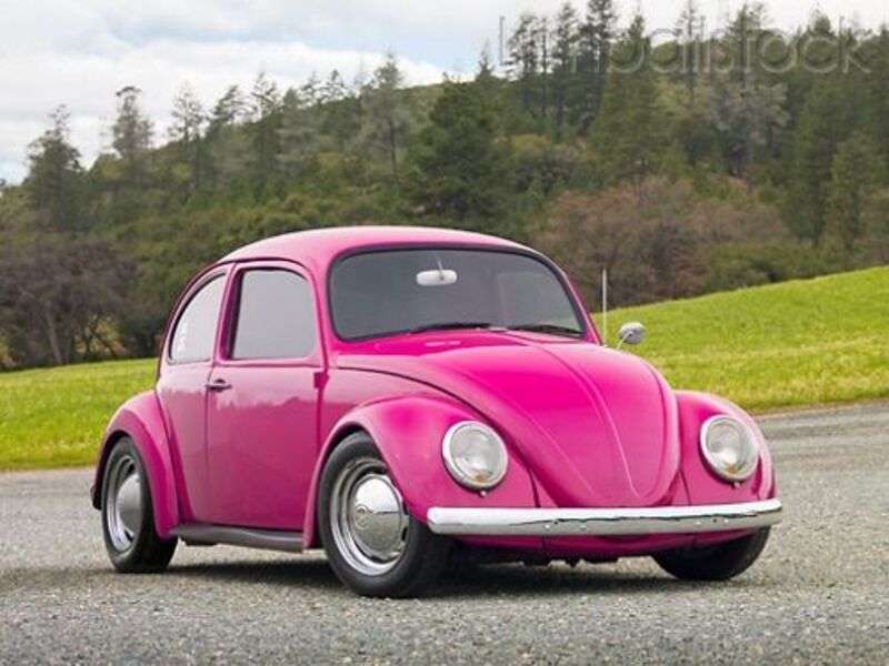 Bil Volkswagen Beetle År 1967 pussel på nätet