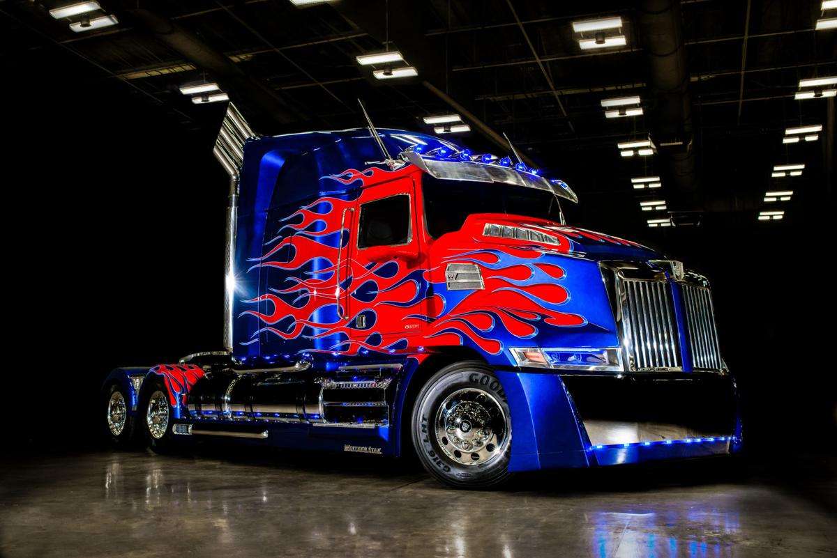 optimus prime-truck online puzzel