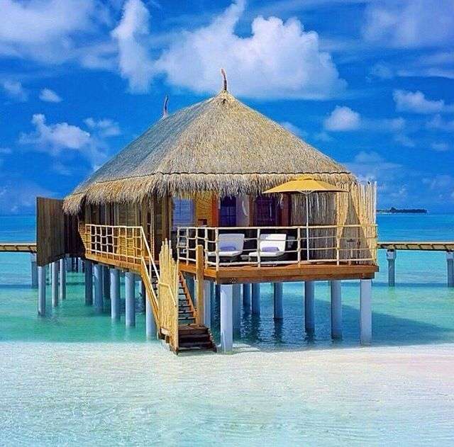 Готель на Мальдівах онлайн пазл