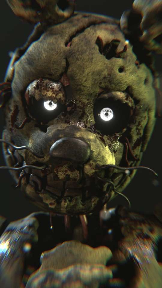 Springtrap fnaf 3 cool zadek model? online puzzle