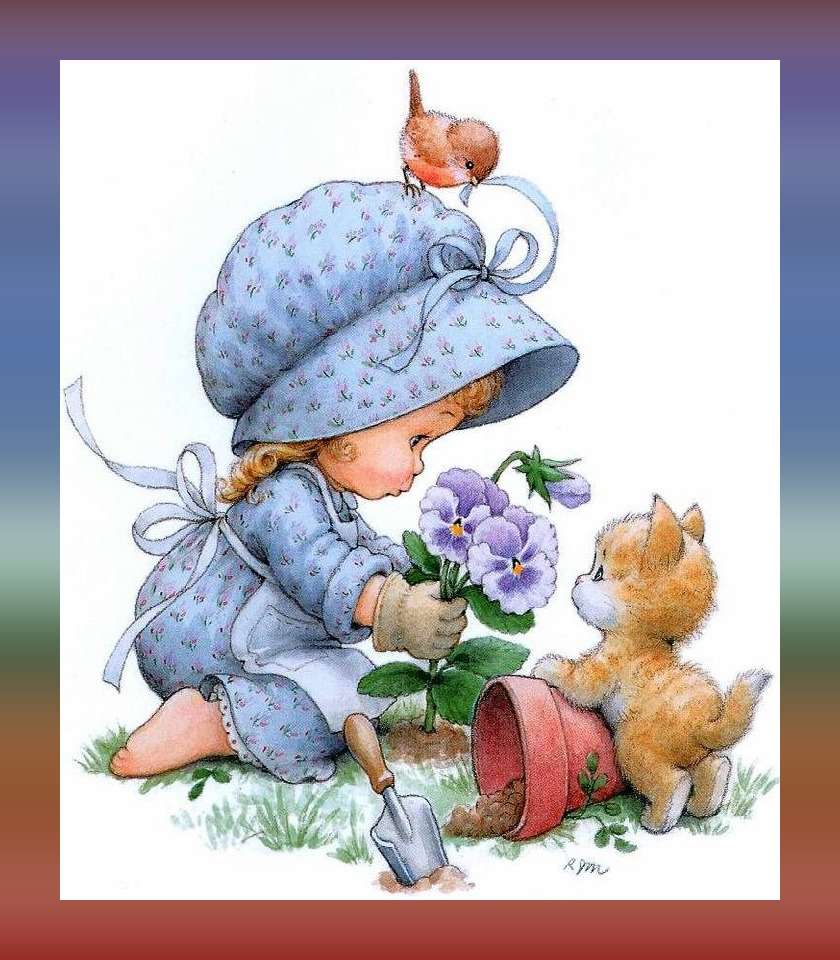 small with kitten and pot jigsaw puzzle online