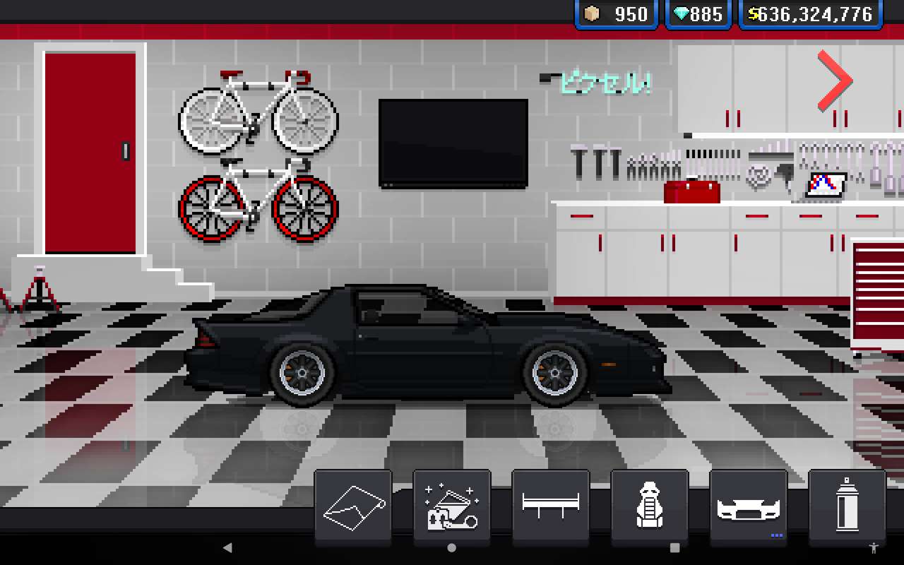 Pixel auto racer pontiac trans am legpuzzel online