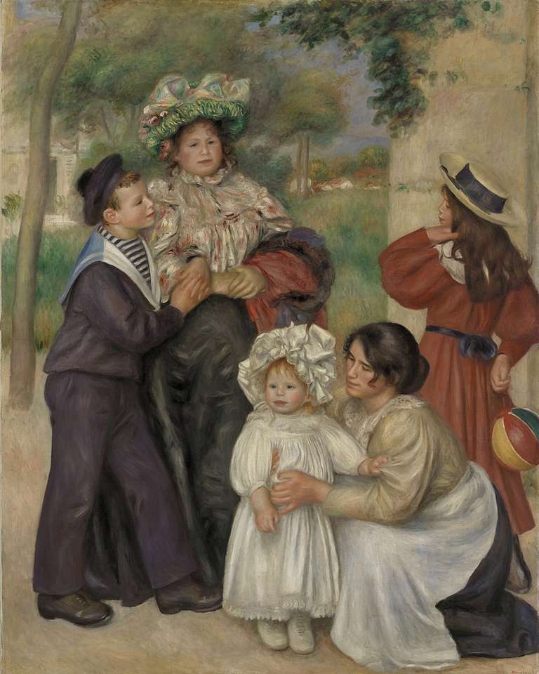 Renoir : la famille de l'artiste puzzle en ligne