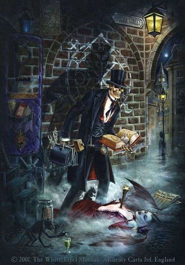 Skelett Jack the Ripper Skelett Jack the Ripper Online-Puzzle