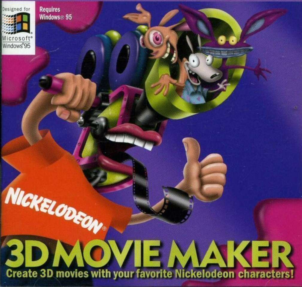 Nickelodeon 3D Movie Maker pussel på nätet