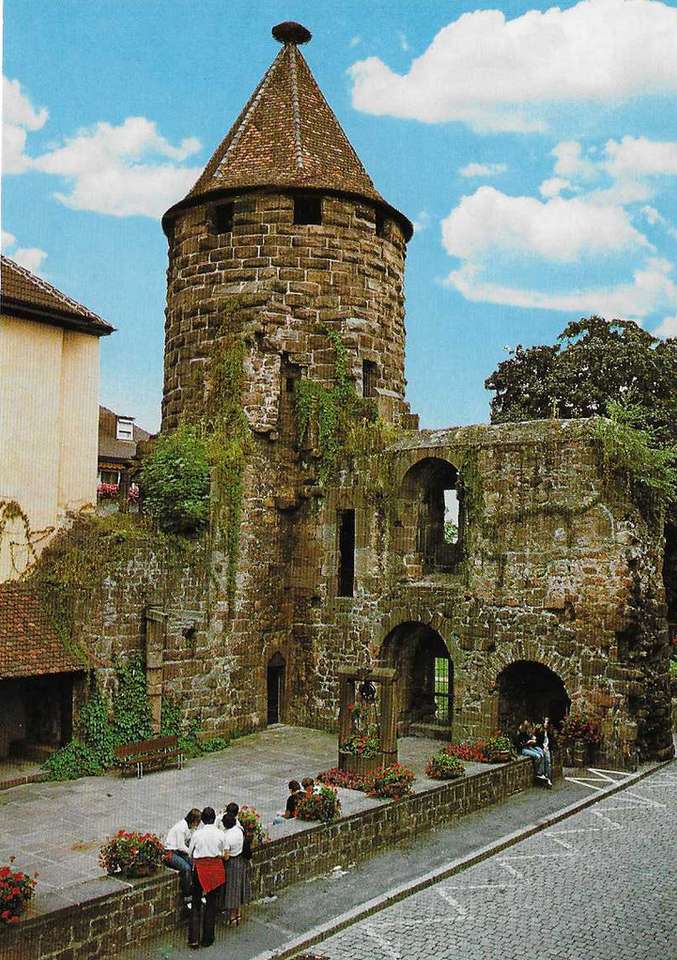 Torre delle cicogne a Lahr puzzle online