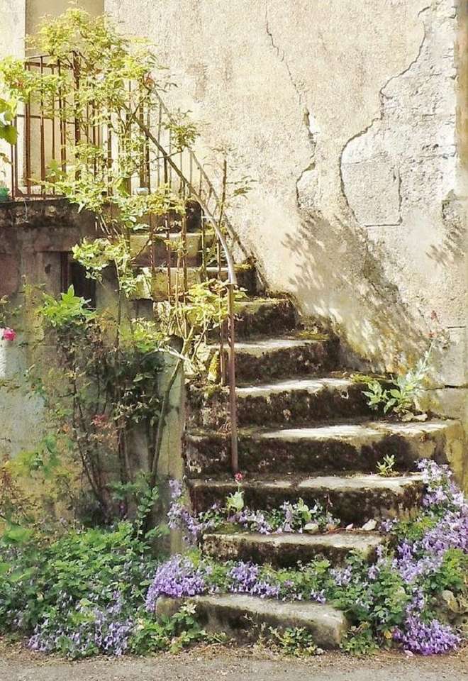Escaliers anciens puzzle en ligne