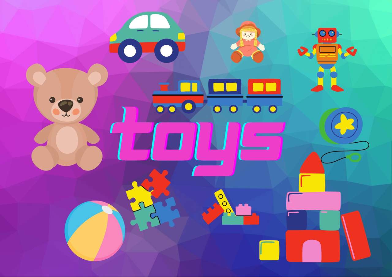 leksaker leksaker på engelska Pussel online