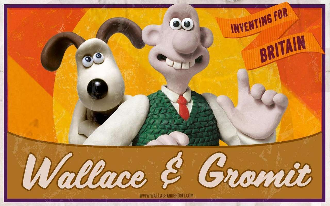 Wallace e Gromit puzzle online