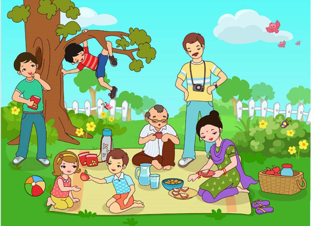 at the picnic jigsaw puzzle online