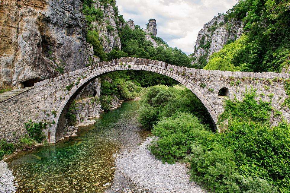 Starověký most online puzzle
