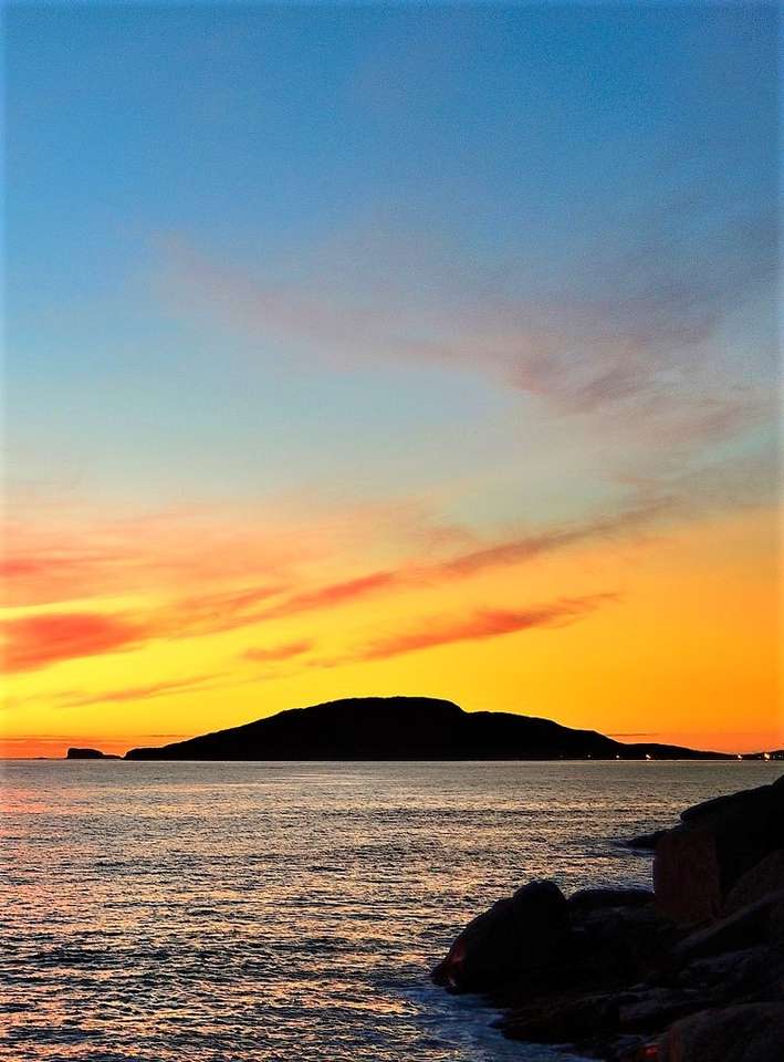 海に沈む夕日 ジグソーパズルオンライン