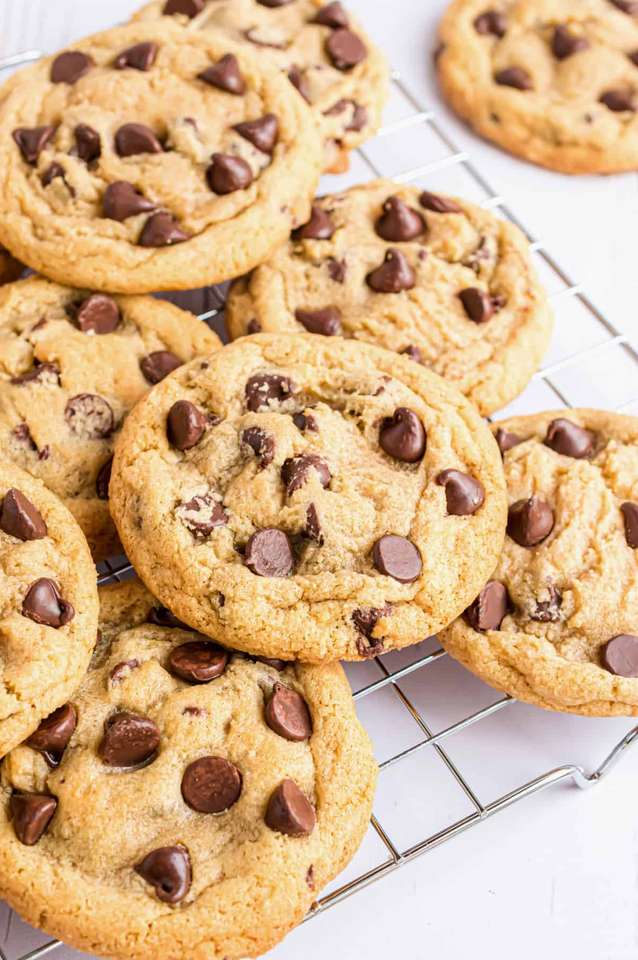 Recette de biscuits aux pépites de chocolat puzzle en ligne