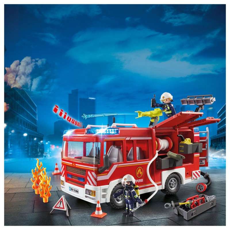 Playmobil- fire engine online puzzle