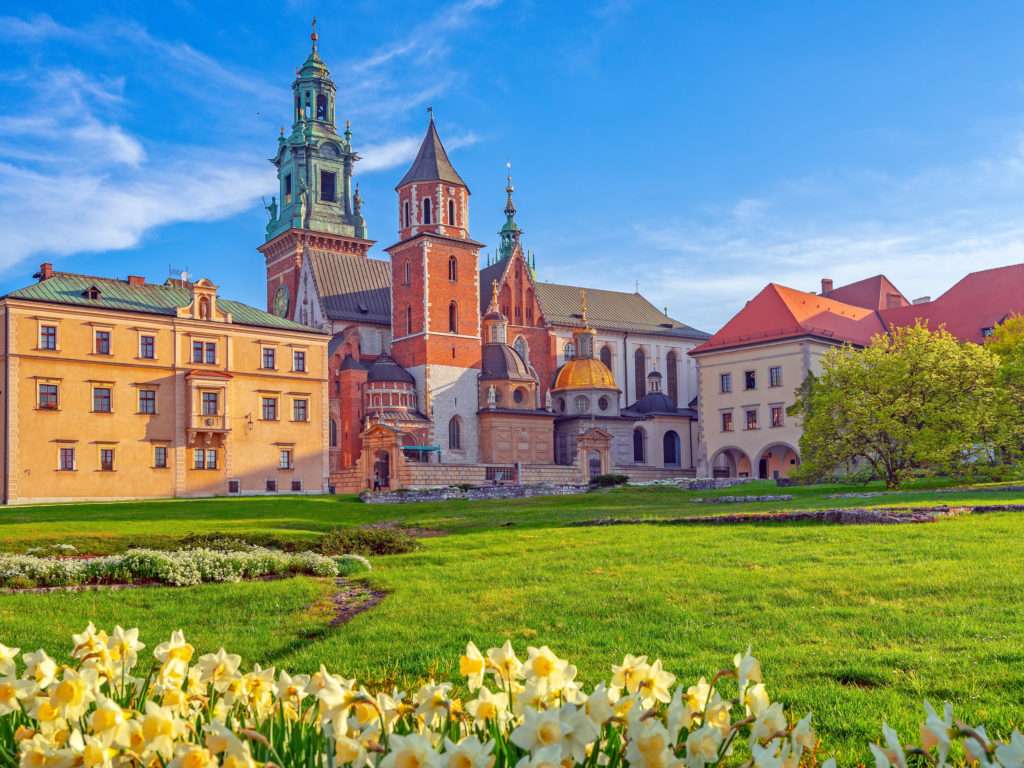 Wawel-kathedraal, Krakau online puzzel