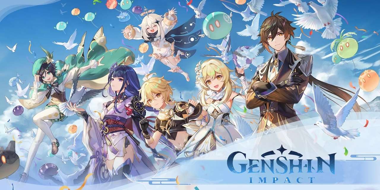 Genshin Impact puzzle online