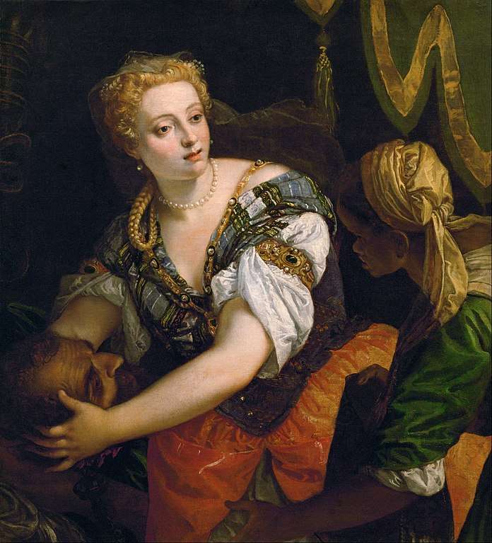 Judith con la cabeza de holofernes rompecabezas en línea
