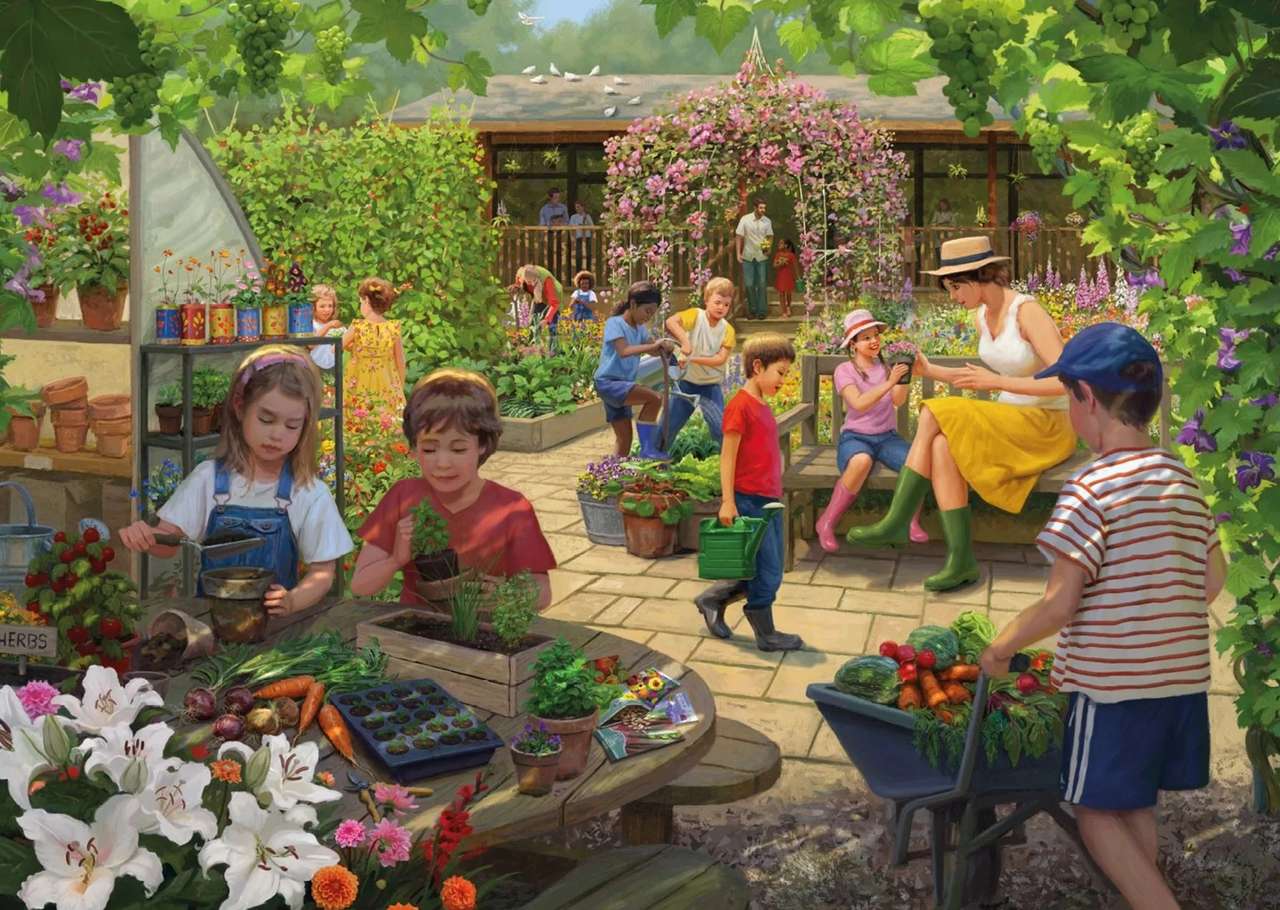 Grădina de legume jigsaw puzzle online