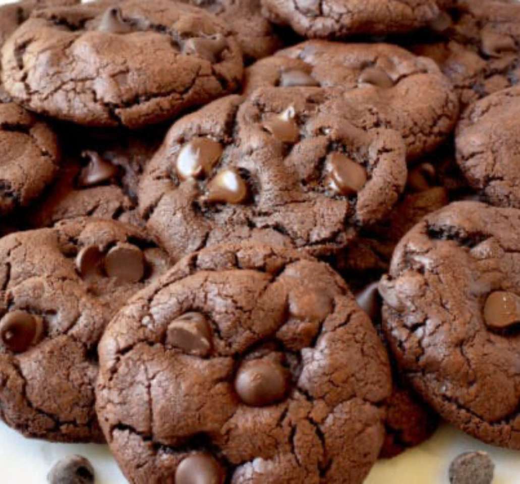 Шоколадови бисквитки Fudgy❤️❤️❤️❤️ онлайн пъзел