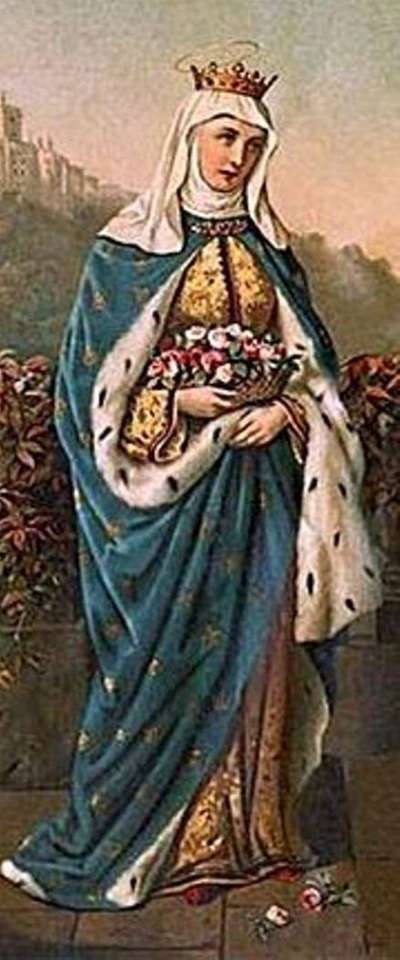 Αγία Ελισάβετ της Πορτογαλίας, Βασίλισσα online παζλ